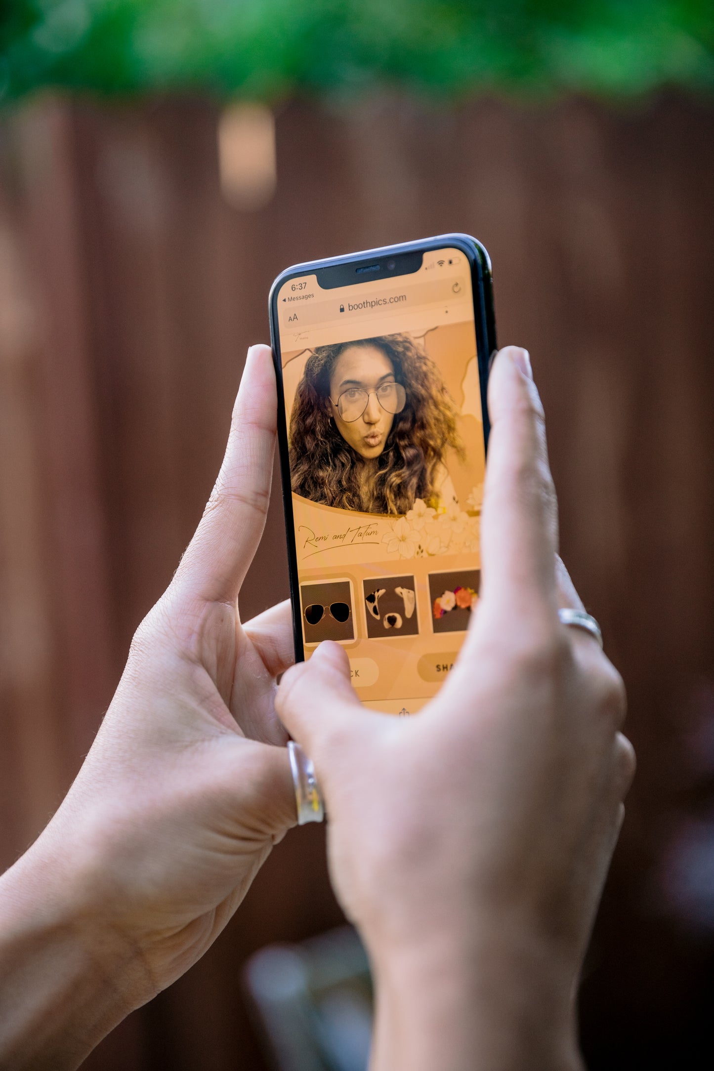 Virtual Booth - Samle bilder fra festen